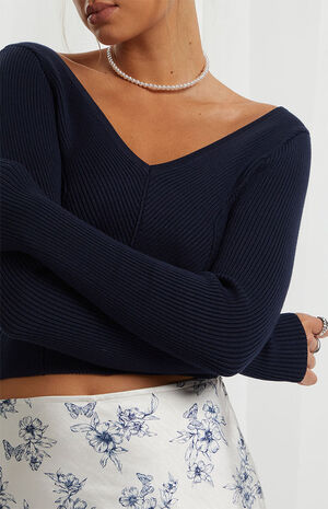 Eco Katrina V-Neck Sweater image number 3