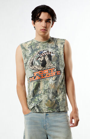 Post Malone Camo Cutoff T-Shirt image number 2