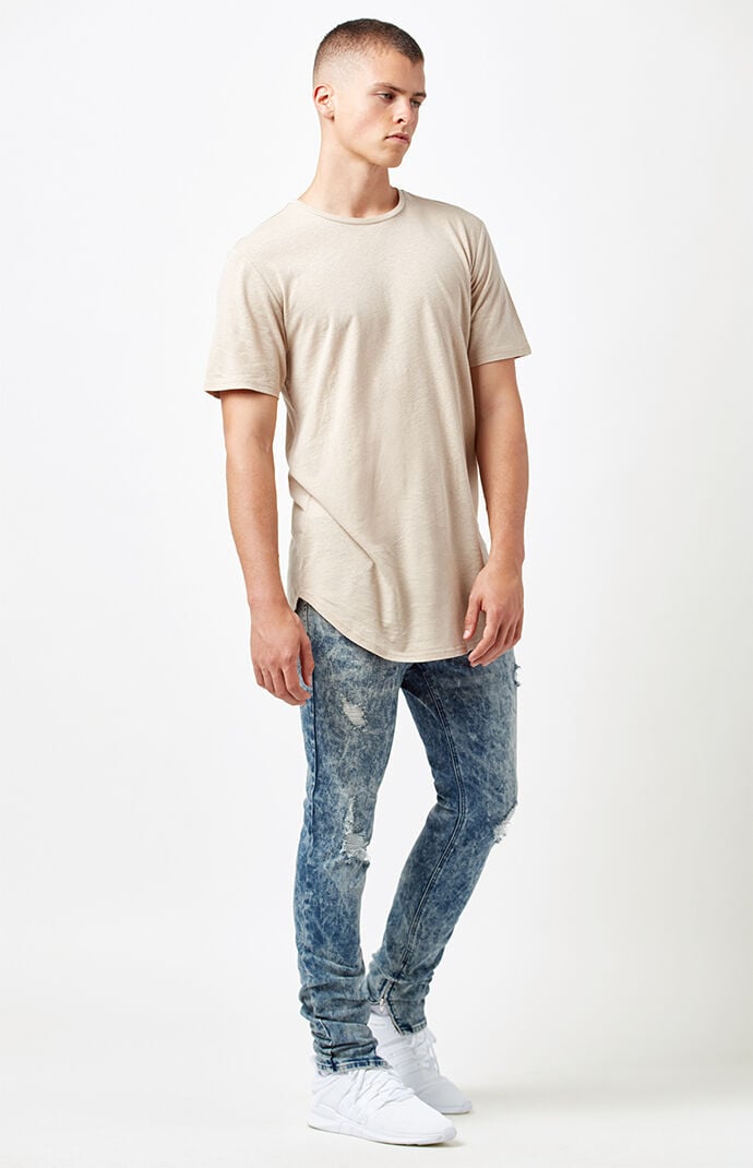 scallop t shirt pacsun