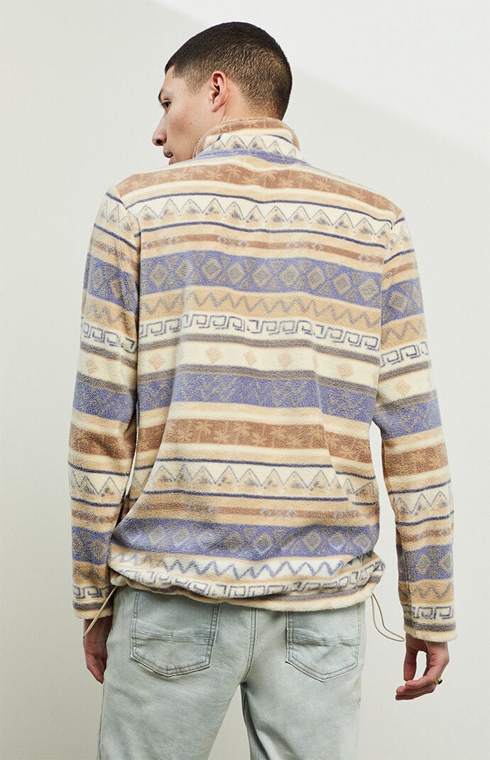 Folk Half-Zip Pullover Sweatshirt