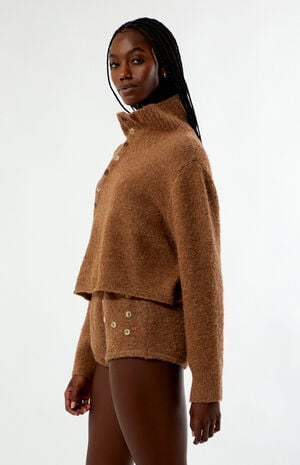 Button Hazel Knit Shorts image number 3