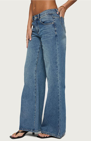 Casta Heart Low Rise Baggy Jeans image number 2