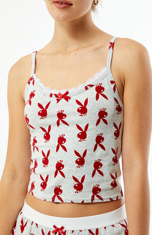 By PacSun Bunny Print Bow Tank Top image number 2