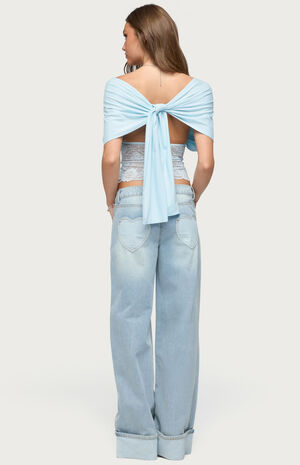Eloria Lace Tie Top image number 4