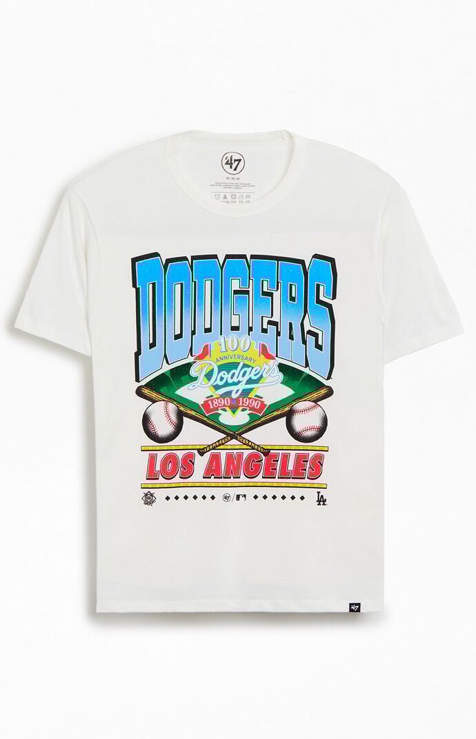 注目ブランド LA Brand 47 Dodgers PacSun | T-Shirt Anniversary 100th トップス