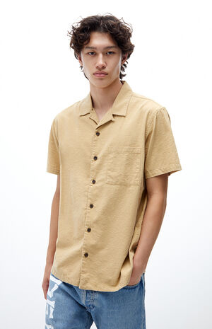 Brown Pocket Resort Camp Shirt Brown Pocket Resort Camp Shirt image number null