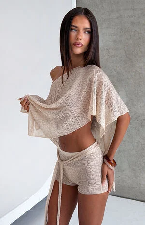 Fern Crochet Shorts image number 1