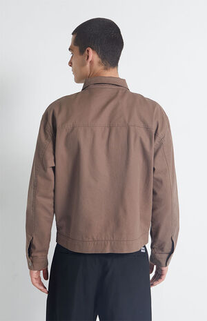 By PacSun Waxed Zip Up Jacket image number 3