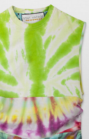 Upcycled Drawstring Dress image number 3