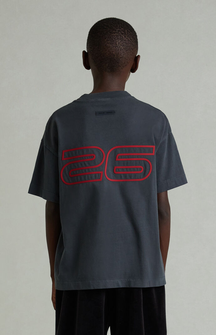 Fear of God ESSENTIALS Kids Iron Gray Short Sleeve T-Shirt