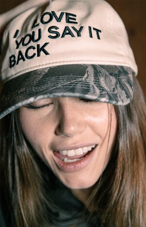 Camo ILYSIB Snapback Hat image number 3