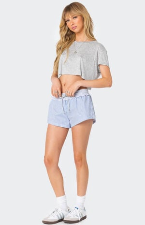 Riva Striped Contrast Shorts image number 5