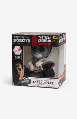 The Texas Chainsaw Massacre Black & White Bloody Leatherface 395 Knit Series Vinyl Figure image number 5