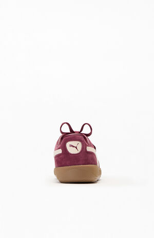 Burgundy Puma Palermo Leather Shoes image number 3