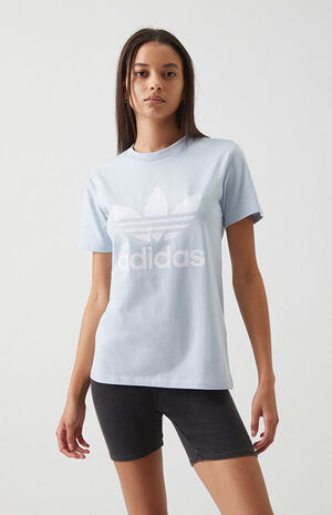 Light Blue Trefoil T-Shirt Light Blue Trefoil T-Shirt image number null