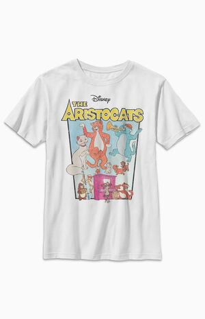 Kids Aristocats Vintage Poster T-Shirt image number 1