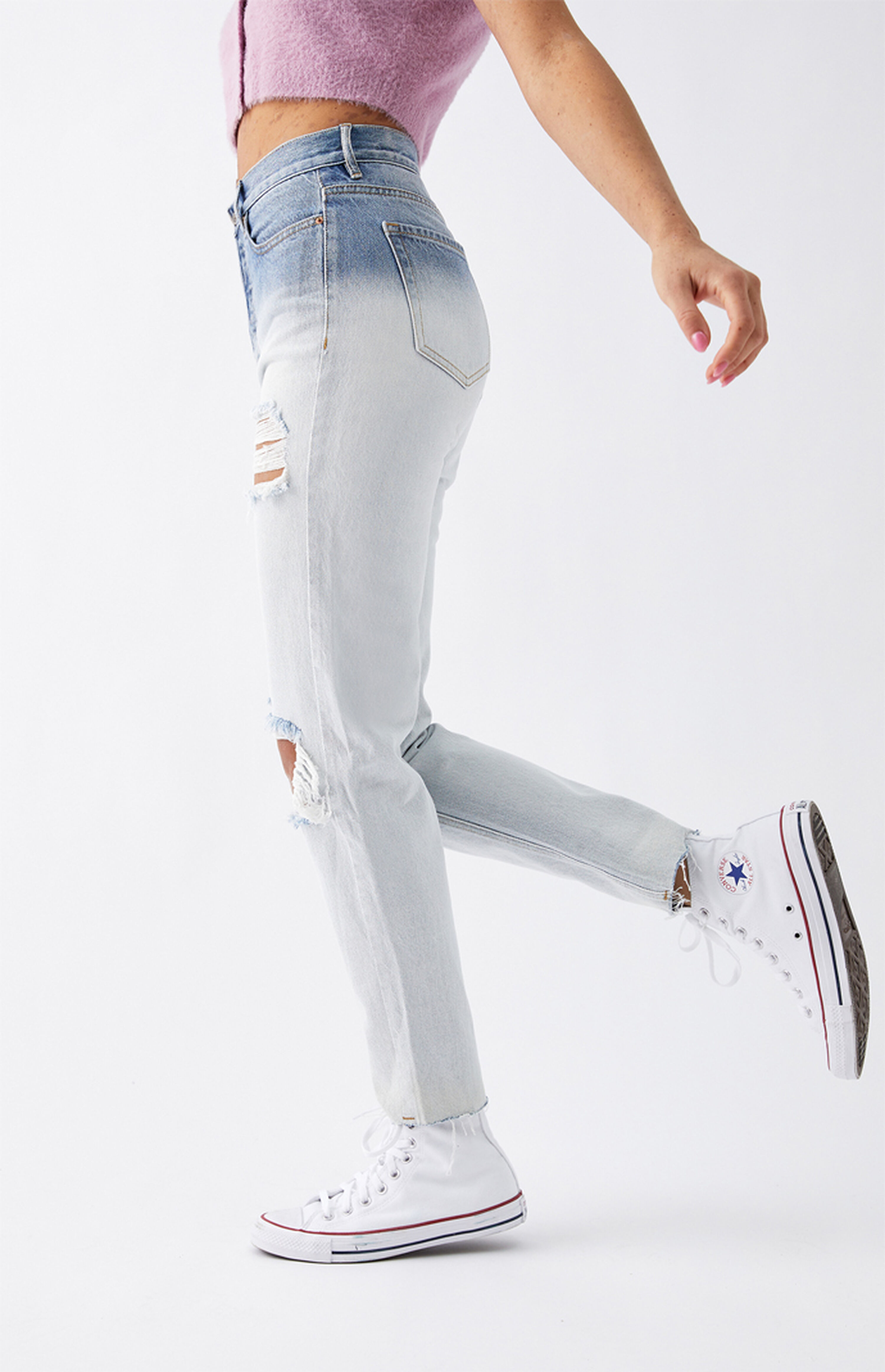 pacsun ultra high rise slim