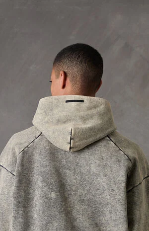 Black Classic Raglan Hoodie image number 5
