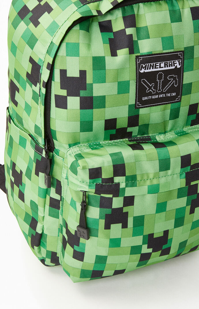 Green Minecraft Backpack