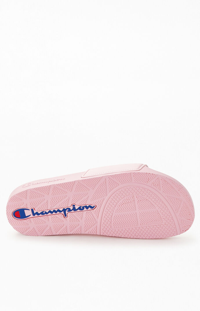 Champion pink slippers cheap
