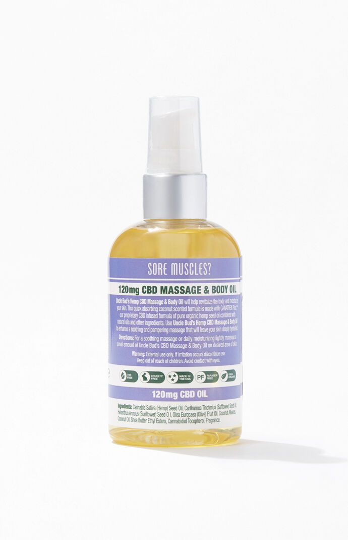 120mg CBD Massage & Body Oil