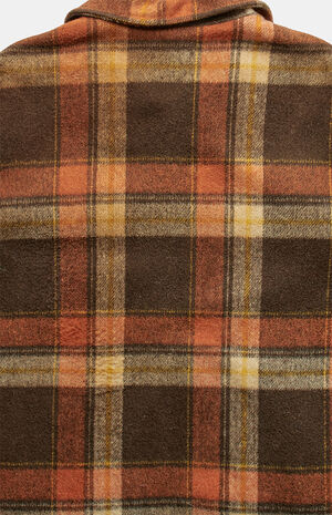 Brown '80s Shacket Jacket image number 4