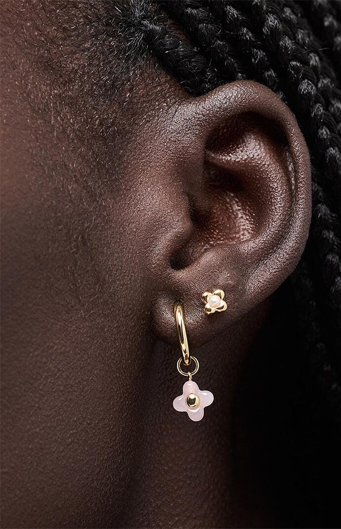 Ana Luisa Liora Gold Mini Stud Earrings