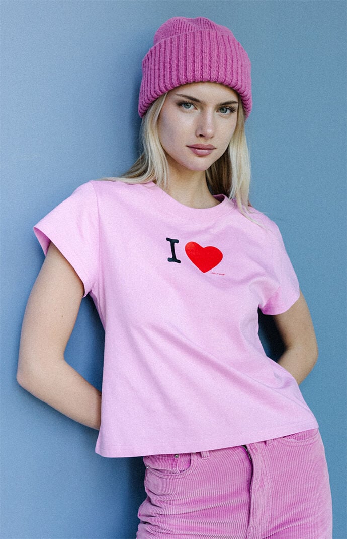 LONELY GHOST Heart Stamp Baby T-Shirt