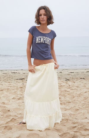 Yellow Nadia Maxi Skirt image number 1