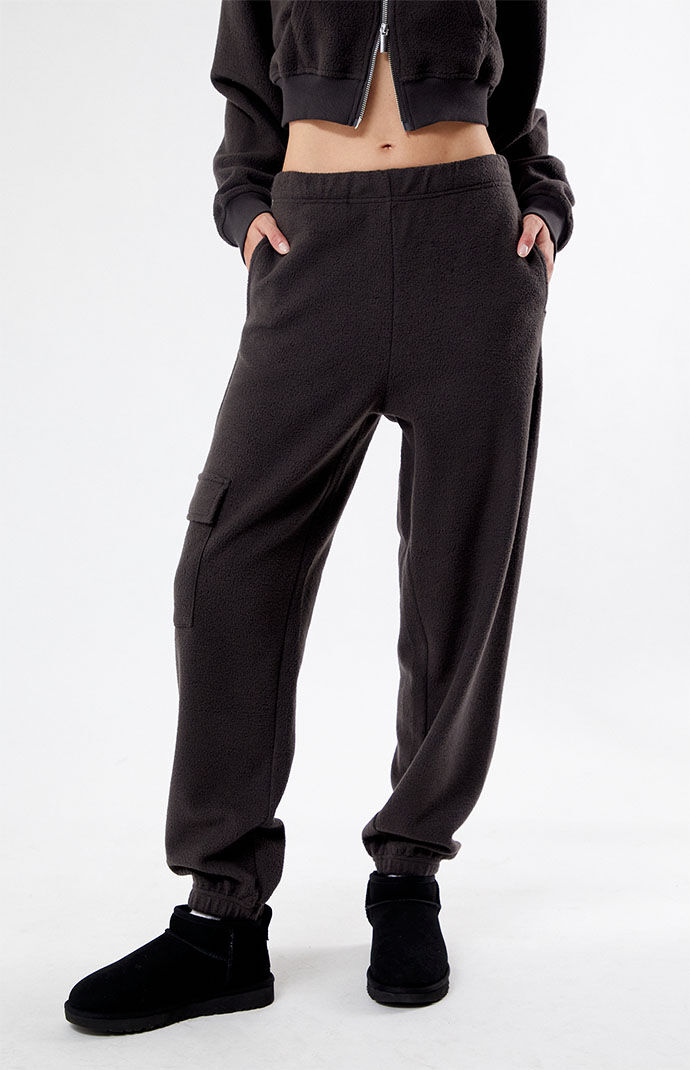 Cozy cargo sweatpants 2025