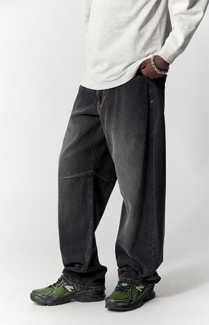 Mason Baggy Barrel Jeans Dart Black image number 4