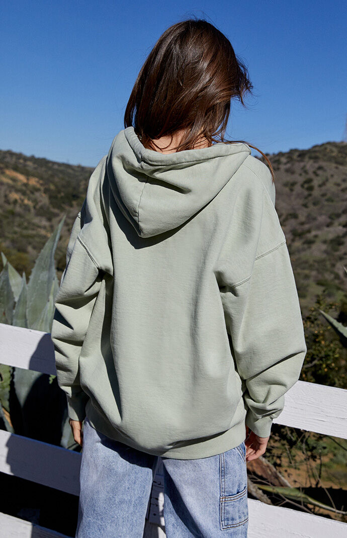 Pale green sales hoodie