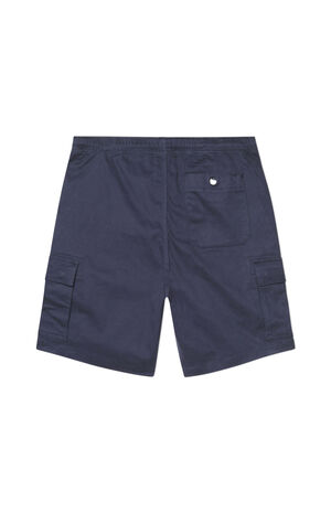 Dark Blue Utility Cargo Shorts image number 2
