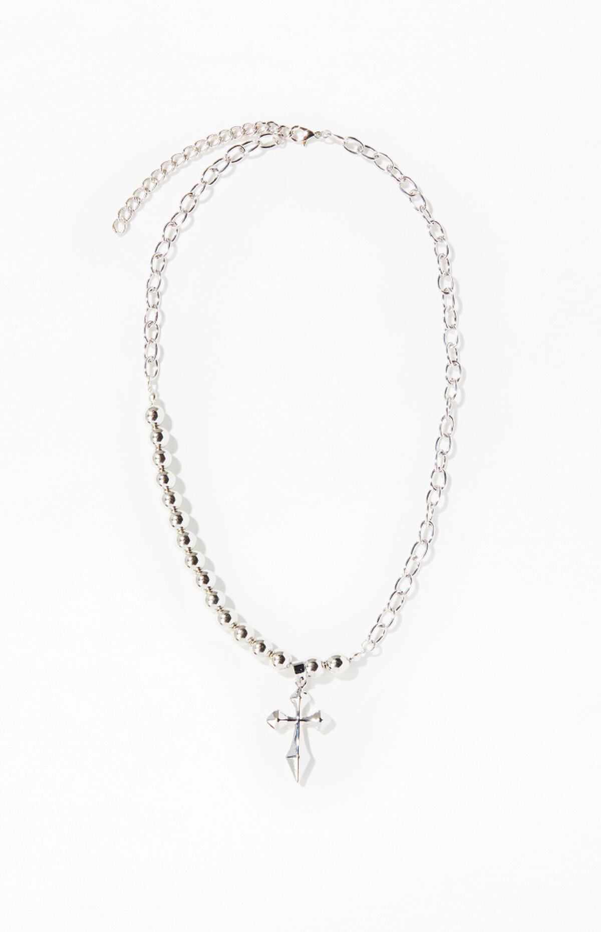 PacSun Cross Pearl Necklace