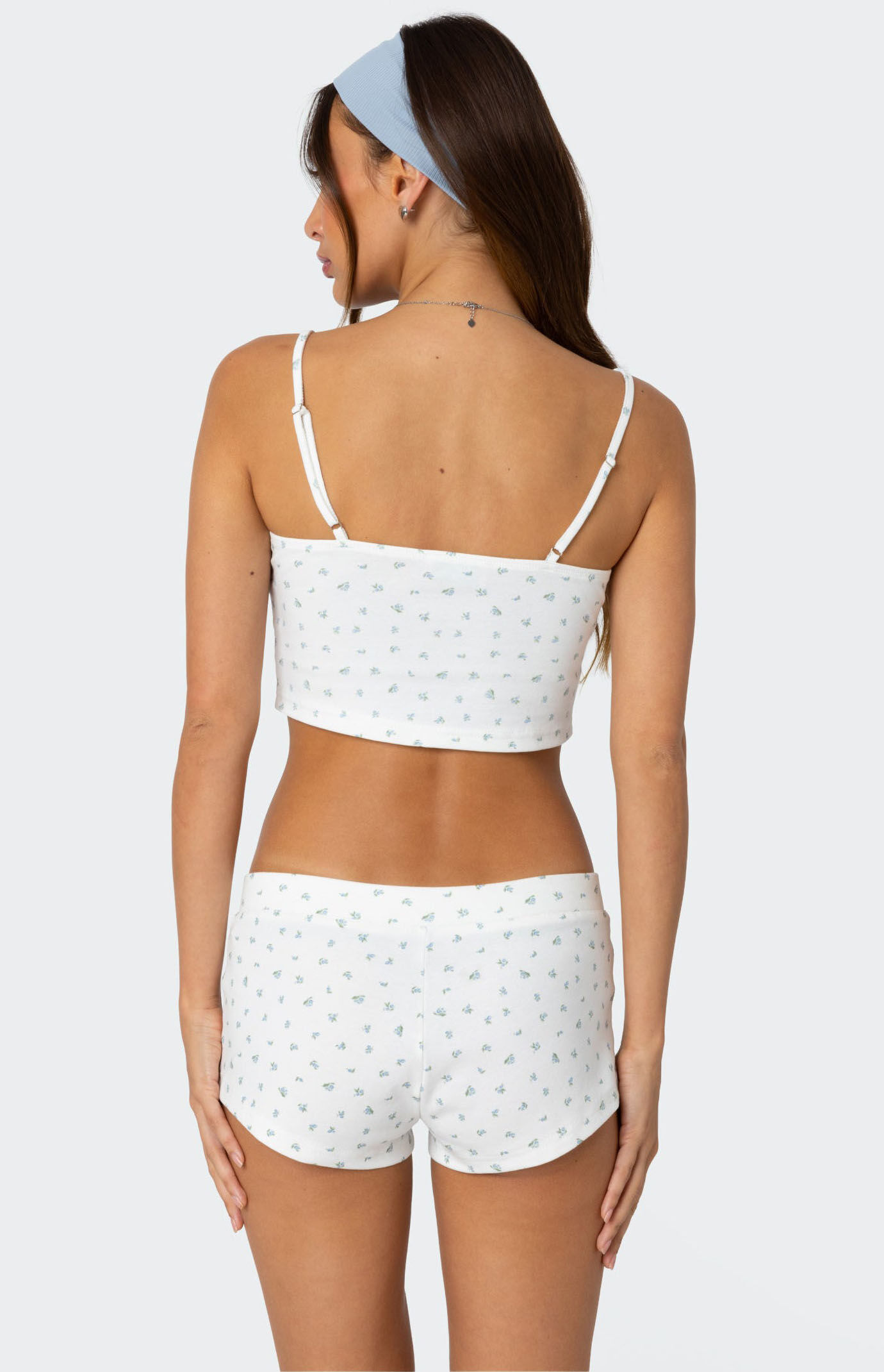 Edikted Very Berry Cropped Tank Top