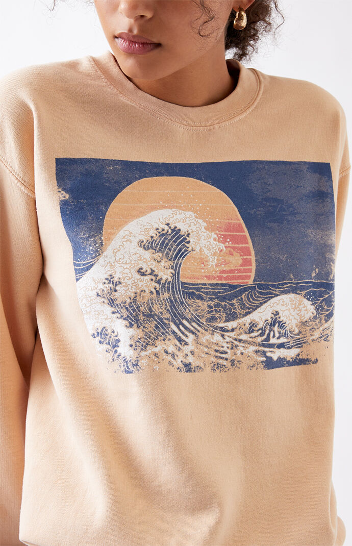 pacsun wave sweatshirt