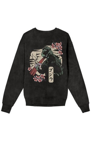 Godzilla Vintage-Inspired Crew Neck Sweatshirt image number 2