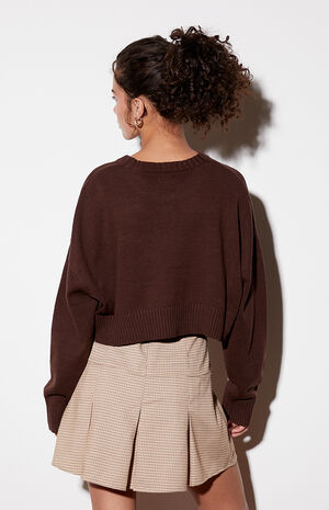 Amalia Boxy Cropped Sweater image number 3
