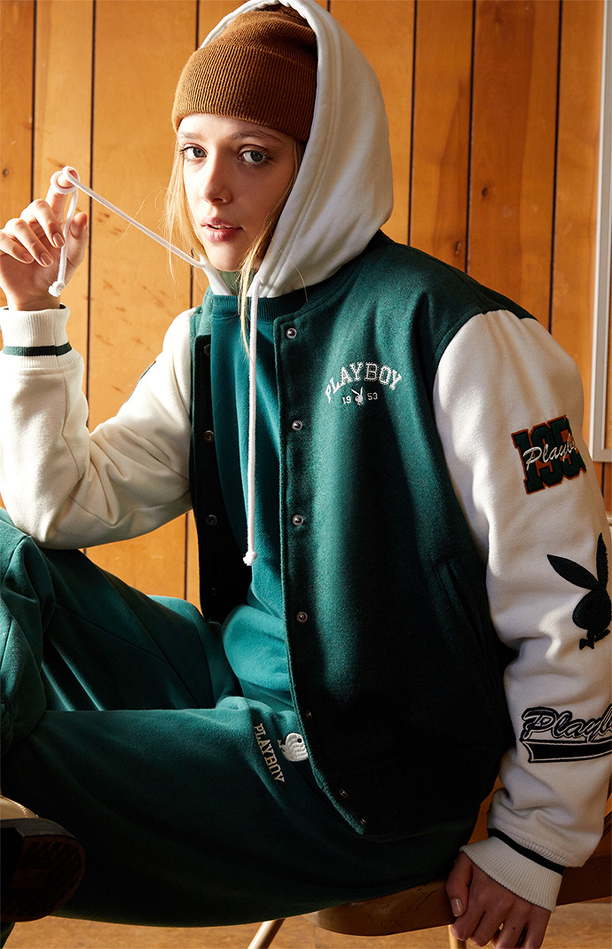 Playboy By PacSun Varsity Letterman Jacket PacSun