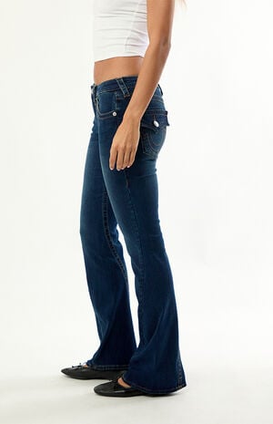 Joey Mid Rise Flap Flare Jeans image number 3