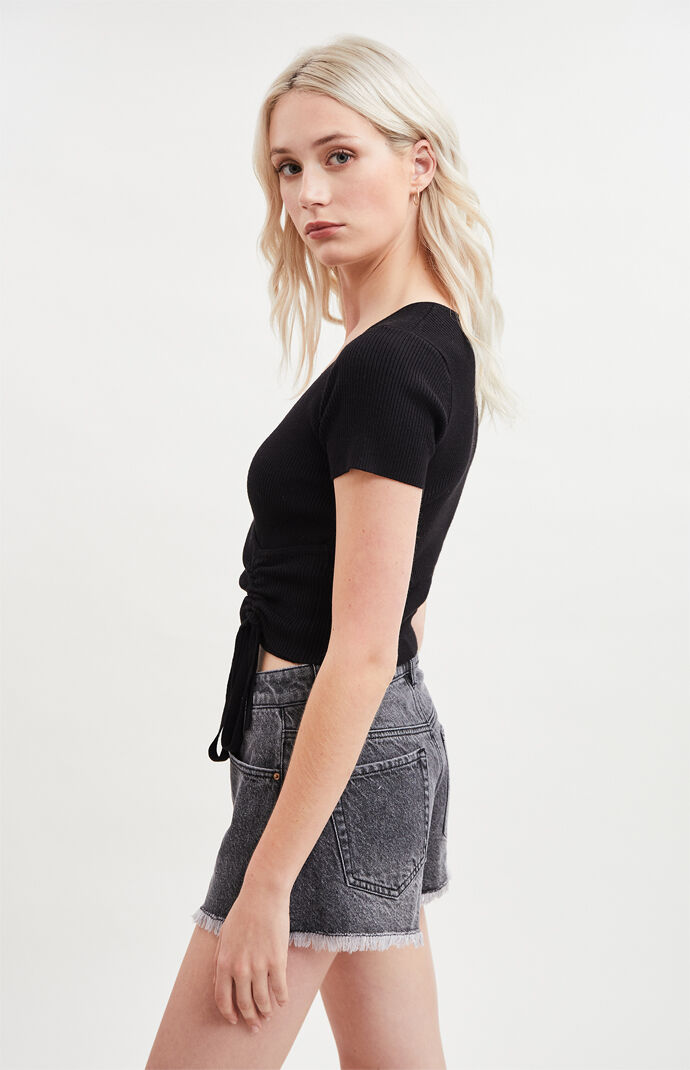 Cinch Surplice Top