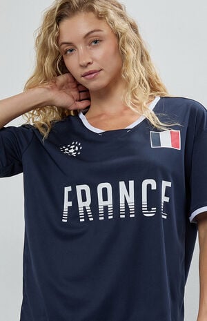 France Short Sleeve Soccer Jersey image number 5
