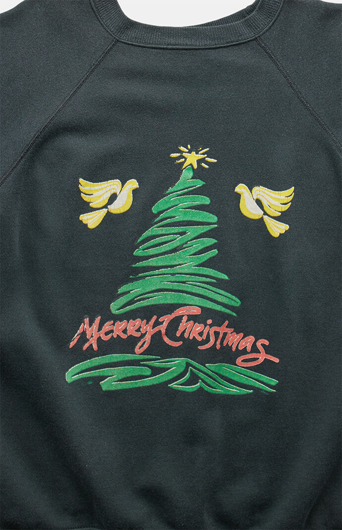 PS VINTAGE '80s Merry Christmas Crew Neck Sweatshirt