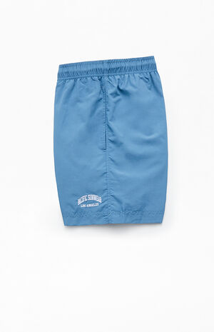 Blue Collegiate 6" Swim Trunks image number 3