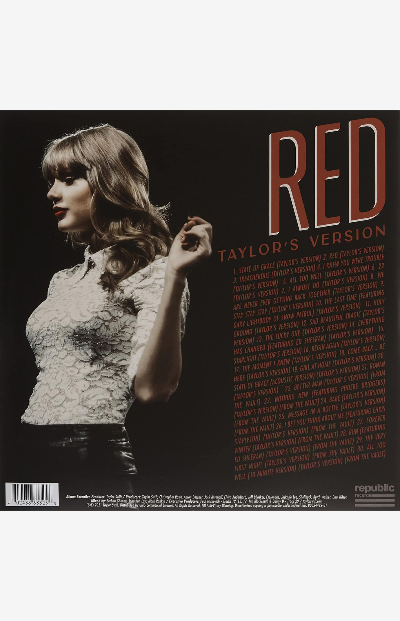Taylor Swift Red (Taylor's Version) Vinyl Record | PacSun