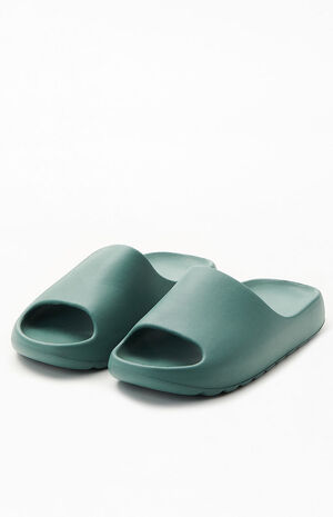 Women's Lugged Slide Sandals image number 2
