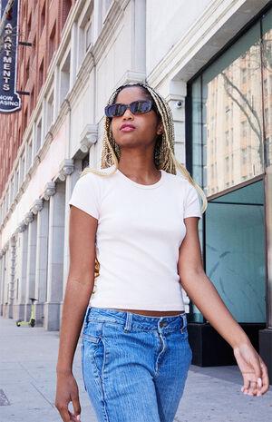 Pink Hailie Basic T-Shirt image number 1