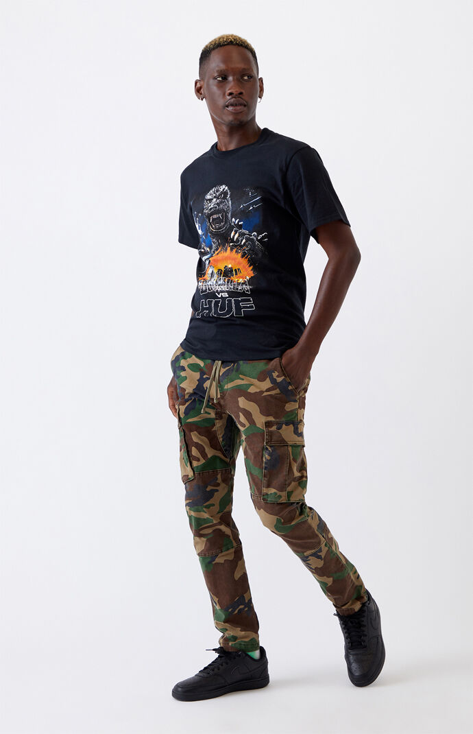 Utility Camo Slim Cargo Pants