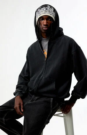 Flame Skull Beanie image number 1