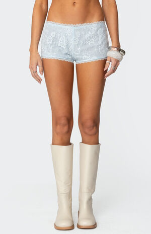 Sloaney Lace Micro Shorts image number 2